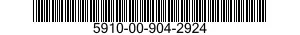 5910-00-904-2924  5910009042924 009042924