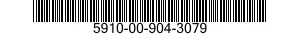 5910-00-904-3079  5910009043079 009043079