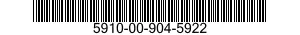 5910-00-904-5922  5910009045922 009045922