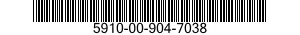 5910-00-904-7038 CAPACITOR,FIXED,ELECTROLYTIC 5910009047038 009047038