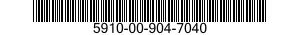 5910-00-904-7040  5910009047040 009047040
