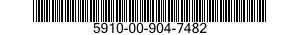 5910-00-904-7482  5910009047482 009047482