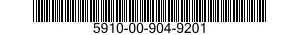 5910-00-904-9201 CAPACITOR,FIXED,METALLIZED,PAPER 5910009049201 009049201