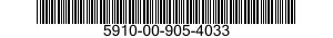 5910-00-905-4033 CAPACITOR,FIXED,PLASTIC DIELECTRIC 5910009054033 009054033