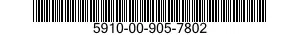5910-00-905-7802  5910009057802 009057802
