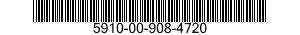 5910-00-908-4720 RETAINER,CAPACITOR 5910009084720 009084720