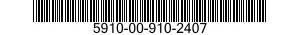 5910-00-910-2407 CAPACITOR,FIXED,METALLIZED,PAPER 5910009102407 009102407