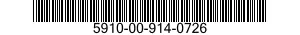 5910-00-914-0726  5910009140726 009140726