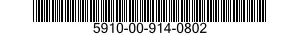 5910-00-914-0802 CAPACITOR,VARIABLE,GLASS DIELECTRIC 5910009140802 009140802