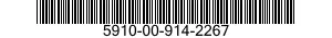 5910-00-914-2267  5910009142267 009142267