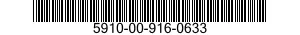 5910-00-916-0633  5910009160633 009160633