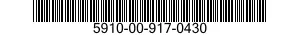 5910-00-917-0430  5910009170430 009170430
