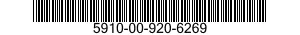 5910-00-920-6269  5910009206269 009206269