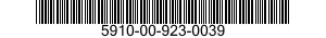 5910-00-923-0039  5910009230039 009230039