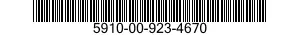 5910-00-923-4670  5910009234670 009234670