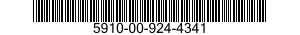 5910-00-924-4341 CAPACITOR,FIXED,CERAMIC DIELECTR 5910009244341 009244341
