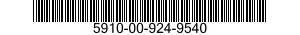5910-00-924-9540  5910009249540 009249540