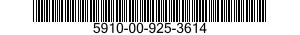5910-00-925-3614  5910009253614 009253614