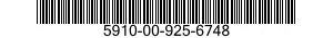 5910-00-925-6748 CAPACITOR,FIXED,CERAMICDIELECTR 5910009256748 009256748