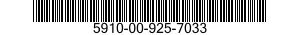 5910-00-925-7033  5910009257033 009257033