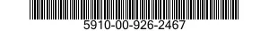 5910-00-926-2467  5910009262467 009262467