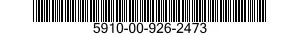 5910-00-926-2473  5910009262473 009262473