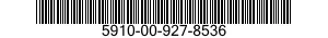 5910-00-927-8536 CAPACITOR,FIXED,PLASTIC DIELECTR 5910009278536 009278536