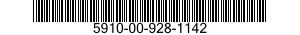 5910-00-928-1142  5910009281142 009281142
