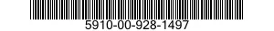 5910-00-928-1497  5910009281497 009281497