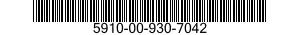 5910-00-930-7042  5910009307042 009307042