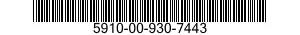 5910-00-930-7443 CAPACITOR,FIXED,ELECTROLYTIC 5910009307443 009307443