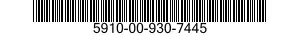 5910-00-930-7445 CAPACITOR,FIXED,CERAMIC DIELECTR 5910009307445 009307445