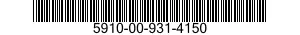 5910-00-931-4150  5910009314150 009314150