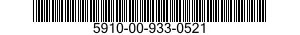 5910-00-933-0521  5910009330521 009330521
