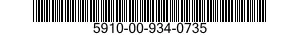5910-00-934-0735  5910009340735 009340735