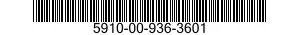 5910-00-936-3601  5910009363601 009363601