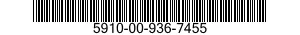 5910-00-936-7455  5910009367455 009367455