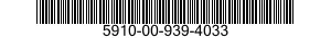 5910-00-939-4033 CAPACITOR,FIXED,MICA DIELECTRIC 5910009394033 009394033