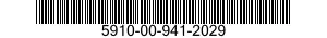 5910-00-941-2029  5910009412029 009412029