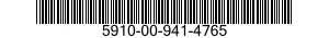 5910-00-941-4765 CAPACITOR,FIXED,PAPER DIELECTRIC 5910009414765 009414765