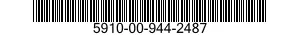 5910-00-944-2487 CAPACITOR 5910009442487 009442487