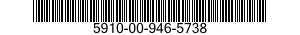 5910-00-946-5738  5910009465738 009465738