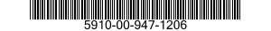 5910-00-947-1206  5910009471206 009471206