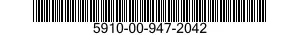 5910-00-947-2042  5910009472042 009472042