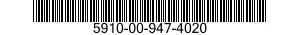 5910-00-947-4020 CAPACITOR ASSY 5910009474020 009474020