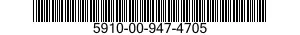 5910-00-947-4705  5910009474705 009474705