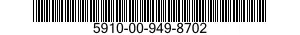 5910-00-949-8702  5910009498702 009498702