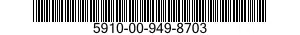 5910-00-949-8703 CAPACITOR,FIXED,ELECTROLYTIC 5910009498703 009498703