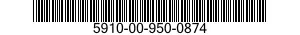 5910-00-950-0874  5910009500874 009500874