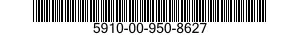 5910-00-950-8627  5910009508627 009508627